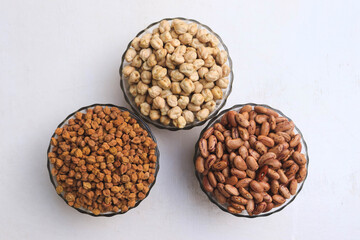 3 kind of pulses in bowls