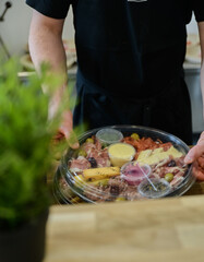 Tapas dish meet organic charcuterie