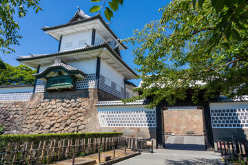 初秋の金沢旅行　金沢城公園・石川門