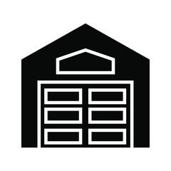 Warehouse icon vector set. storage illustration sign collection. store symbol or logo.