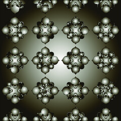 Pattern with a black-and-white gradient . Abstract metallic background
