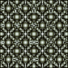 Pattern with a black-and-white gradient . Abstract metallic background