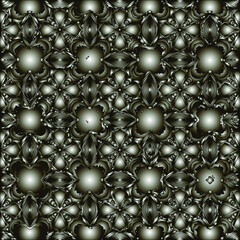 Pattern with a black-and-white gradient . Abstract metallic background