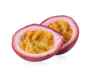  Passion fruit isolated on a white background