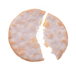  cracker isolated on white background