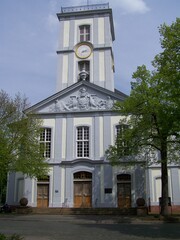 Evangelische Burgkirche von Friedberg, Hessen, Deutschland