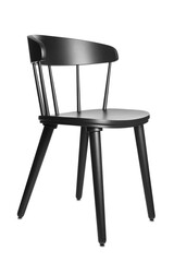 Stylish chair on white background. Interior element