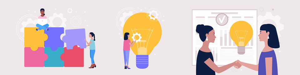 Handshake illustration