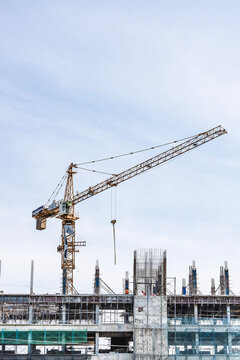 Construction Site With Crane