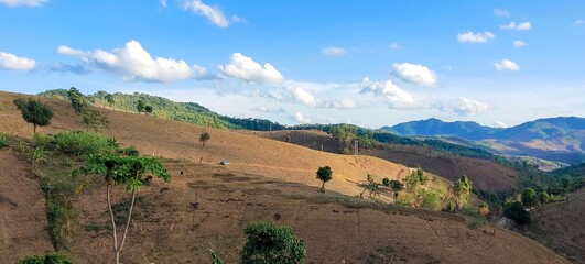 landscape with mountains