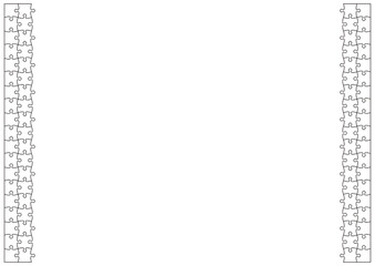 パズルのフレーム背景素材