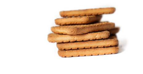 indian biscuit cookies white flour biscuit indian cooking white background