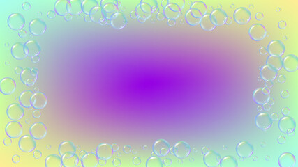 Soap foam. Detergent bath bubble and suds for bathtub. Shampoo.