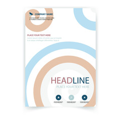 Document cover template with stylish geometric stripes. Cover in a minimalist style. Universal cover Designs for Annual Report, Brochures, Flyers, Presentations, Leaflet, Magazine.