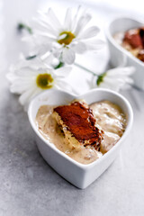 Heart Shaped Tiramisu Italian Dessert