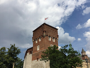 The Thieves' Tower at the Wawel Castle Complex in Krakow, Poland