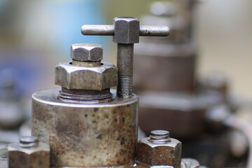 Nahaufnahme technisches Detail