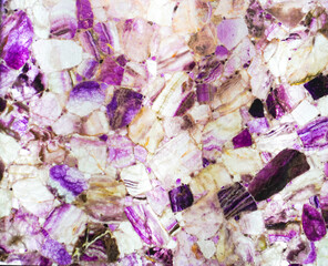 Purple Precious Stone, Amethyst Dark Semi Precious Gemstone Slices, Amethyst Stones Slab background...