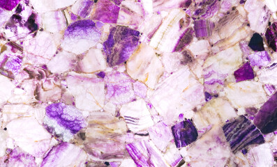 Purple Precious Stone, Amethyst Dark Semi Precious Gemstone Slices, Amethyst Stones Slab background...