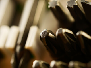 Close up studio shot of drill bits © Dagnija Klintsone/Wirestock