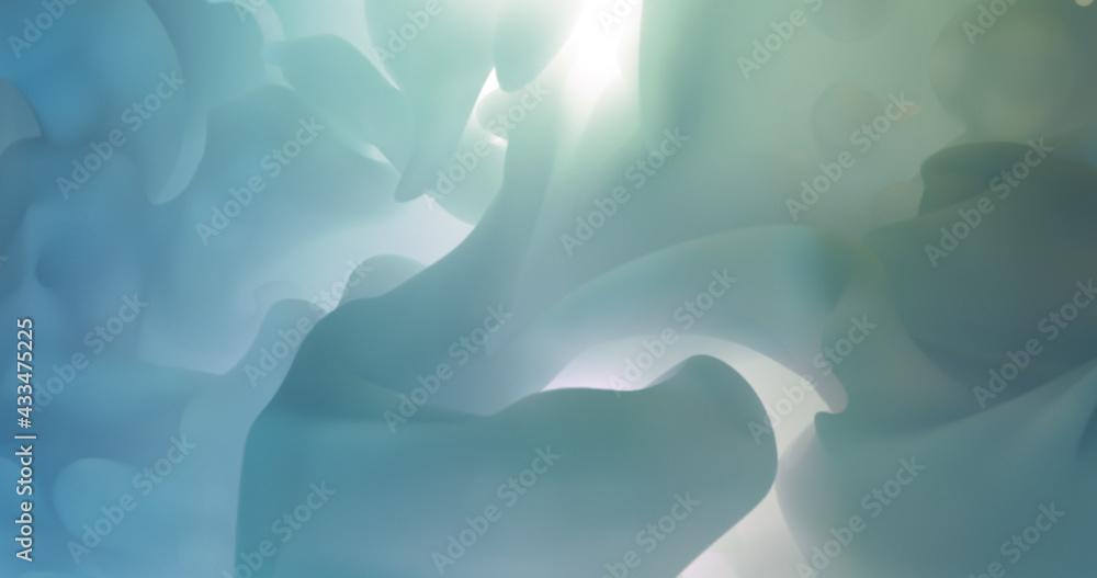 Poster abstract background with flowing and swirling forms on colorful backdrop. lava lamp like shapes slow