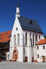 Fototapeta na wymiar Raciborz city in Poland. Raciborz landmark - Piast dynasty medieval castle (Polish: Zamek Piastowski).