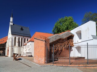 Raciborz city in Poland. Raciborz landmark - Piast dynasty medieval castle (Polish: Zamek Piastowski).