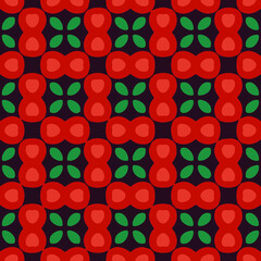 Vector modern seamless colorful geometry pattern leaves bright , color abstract geometric background,wallpaper print, retro texture, hipster fashion design.