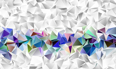Abstract Low-Poly background. triangulated texture. Design 3d. Polygonal geometrical pattern. Triangular modern style