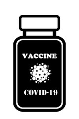 Fiole de vaccin contre la pandémie de Covid-19