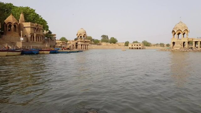 Gadisar Lake with Shrine
