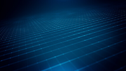 Abstract Digital Data Plexus Technology Background/ 4k animation of an abstract plexus shape technology background with low polygons lines and dots for network digital data concept and communication