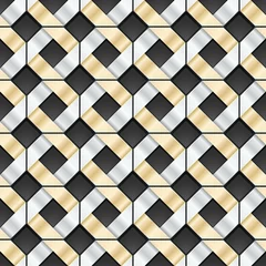 nahtloser Hintergrund, Tapete - Gold, Silber Streifen / Fliesen © djdarkflower
