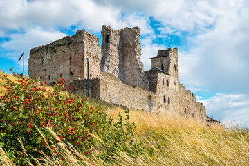 Fototapeta premium Medieval fortress ruins. Rakvere, Estonia