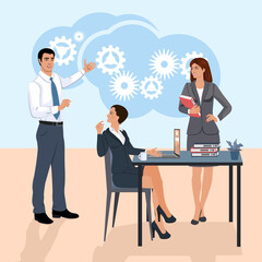 The business team uses cloud technologies for data storage.