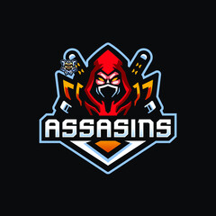 Assassin Mascot logo