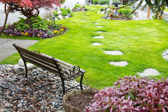 Garden View.  Sit down and enjoy this beautiful view and garden.