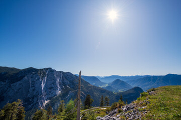 Blick über das steirische Salzkammergut, Österreich