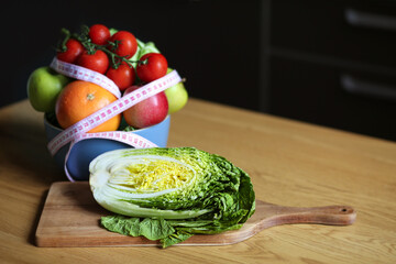 Seasonal vegetables in summer.Seasonal diet.Diet on vegetables and fruits.Proper nutrition.A bowl...
