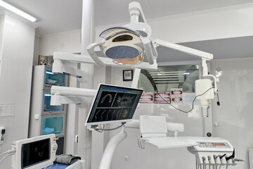 equipment in the dental office monitor illuminator