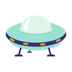 Flying saucer. UFO