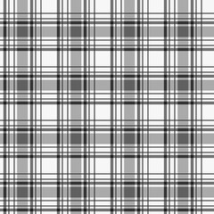 Gray tartan. Vector seamless squared tartan. Scottish same gray squares make simple cloth like shirt ornament.