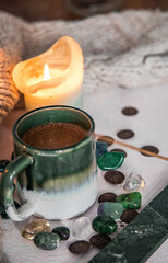 Ceremonial raw cacao drink