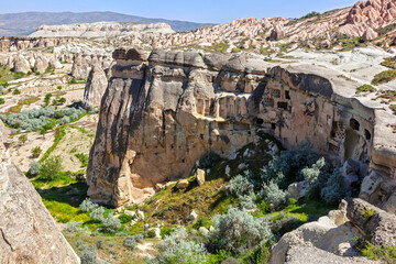 Fototapeta na wymiar Unbelievable rocky nature of Cappadocia, Turkey