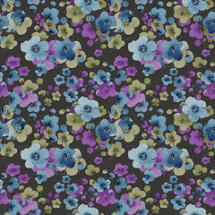  Seamless pattern of flowers