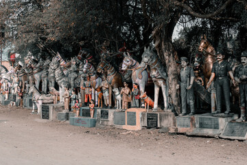 Statue on beaches