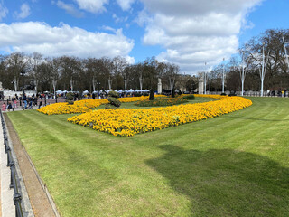 The Flowers outside Buckingham Palace