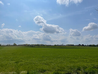 Farmland around the town of Gramsbergen