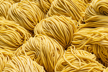 homemade raw noodles for ramen