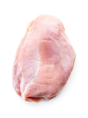 Poultry meat. Raw turkey meat. Breast meat.